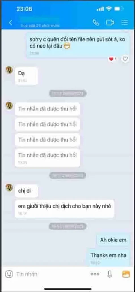Giới Thiệu Ý Kiến dịch Thuật 3