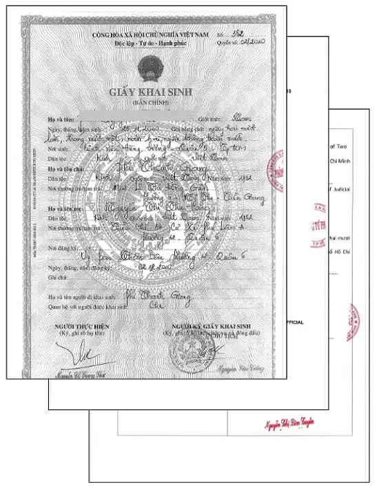 Dịch Thuật Giấy Khai Sinh Bộ Dịch Thuật Công Chứng Giấy Khai Sinh