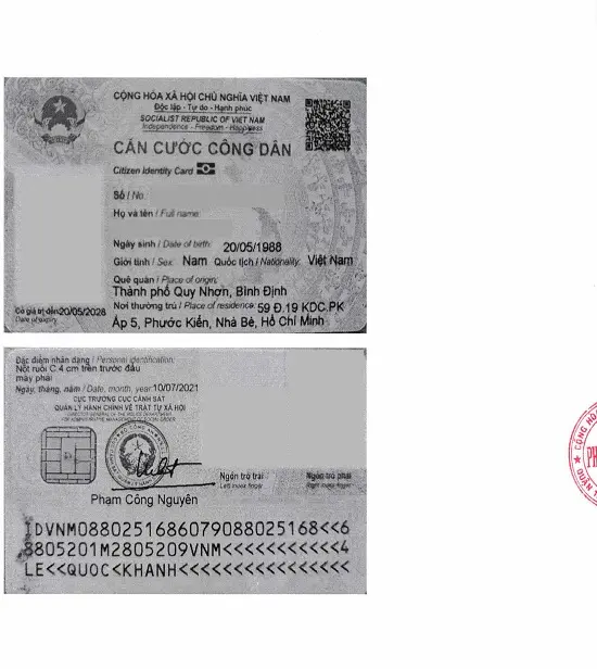 Dịch Thuật Công Chứng CCCD